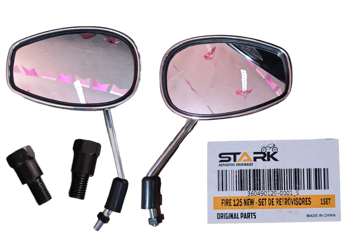 1715878764_KIT20RETROVISOR20.jpeg KIT DE RETROVISORES FIRE 125 CROMADOS FREEDOM - Imagen 1