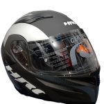 CASCO NEGRO MATE /GRIS DOBLE PROPOSITO GT3 3400 HRO