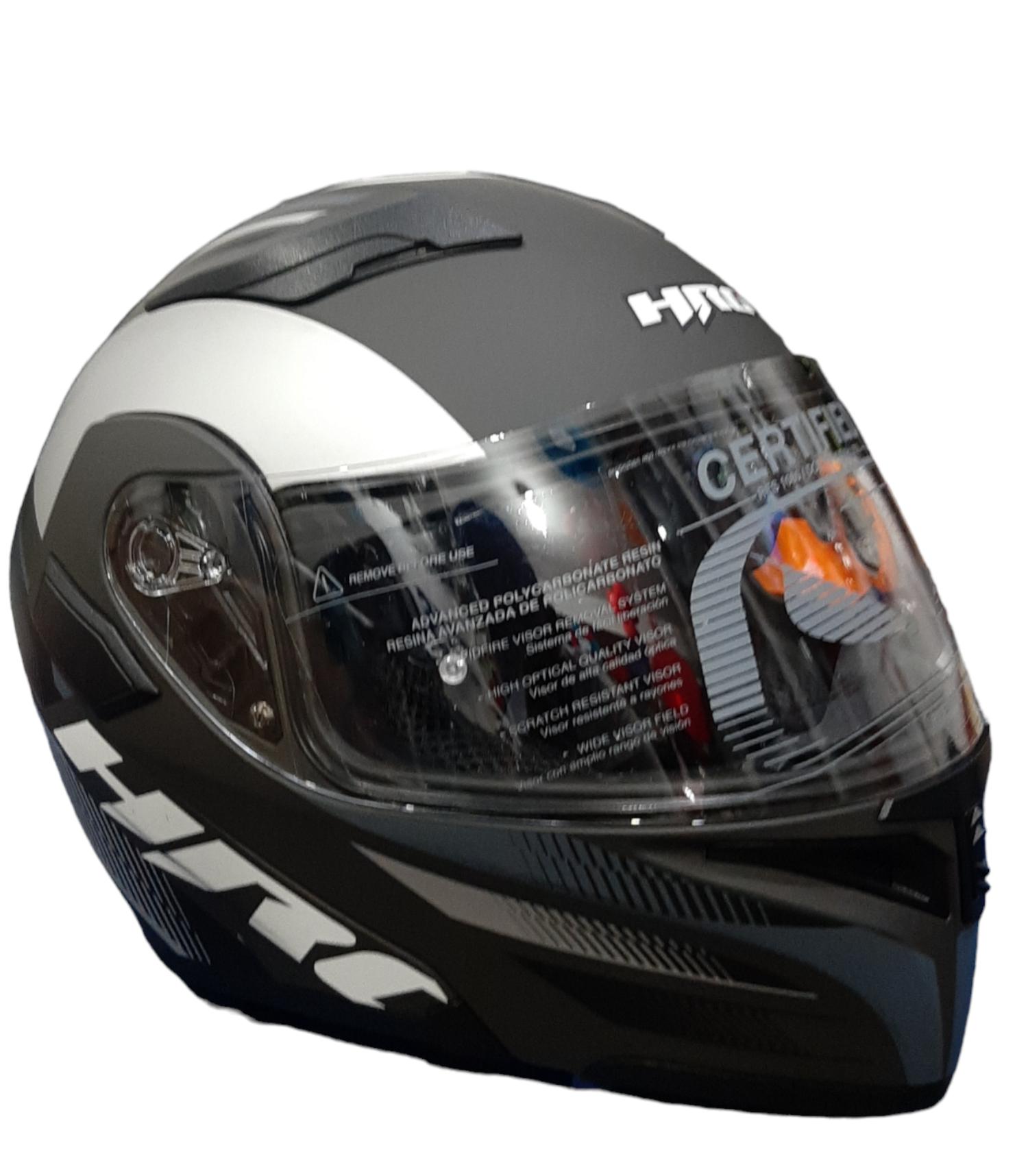 1716945703_CASCO20NEGRO20AZUL.jpeg CASCO NEGRO MATE /GRIS DOBLE PROPOSITO GT3 3400 HRO - Imagen 1