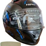 CASCO MODULAR NEGRO MATE AZUL WWIDE 3420 HRO