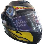 CASCO MODULAR  JET 2 DISEÑO: LEGEND COLOR: AZUL BRILLANTE  VISOR NEGRO EDGE