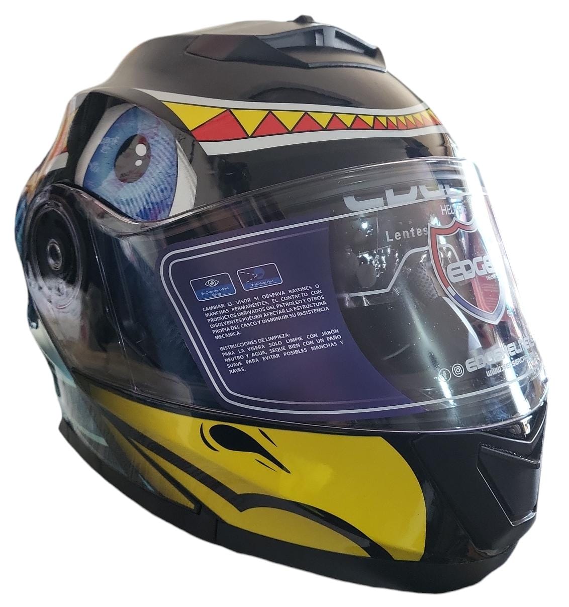 1722884405_CASCO20JET.jpeg CASCO MODULAR JET 2 DISEÑO: LEGEND COLOR: AZUL BRILLANTE VISOR NEGRO EDGE - Imagen 1