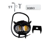 NEBLINERA NEGRA TIPO BUHO BILCOLOR C/U MOTORCYCLE