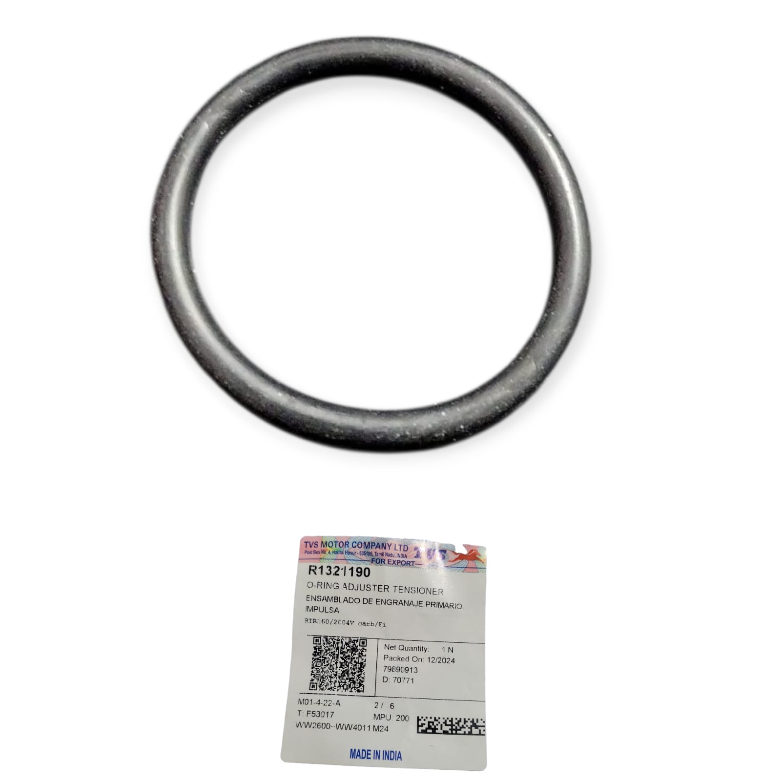 1749340660_ORING.jpeg ORING TENSOR CADENA DE TIEMPO APACHE 160 180 TVS - Imagen 1