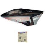 COBERTOR DE TANQUE RH APACHE 180 WT NEGRO BRILLANTE TVS
