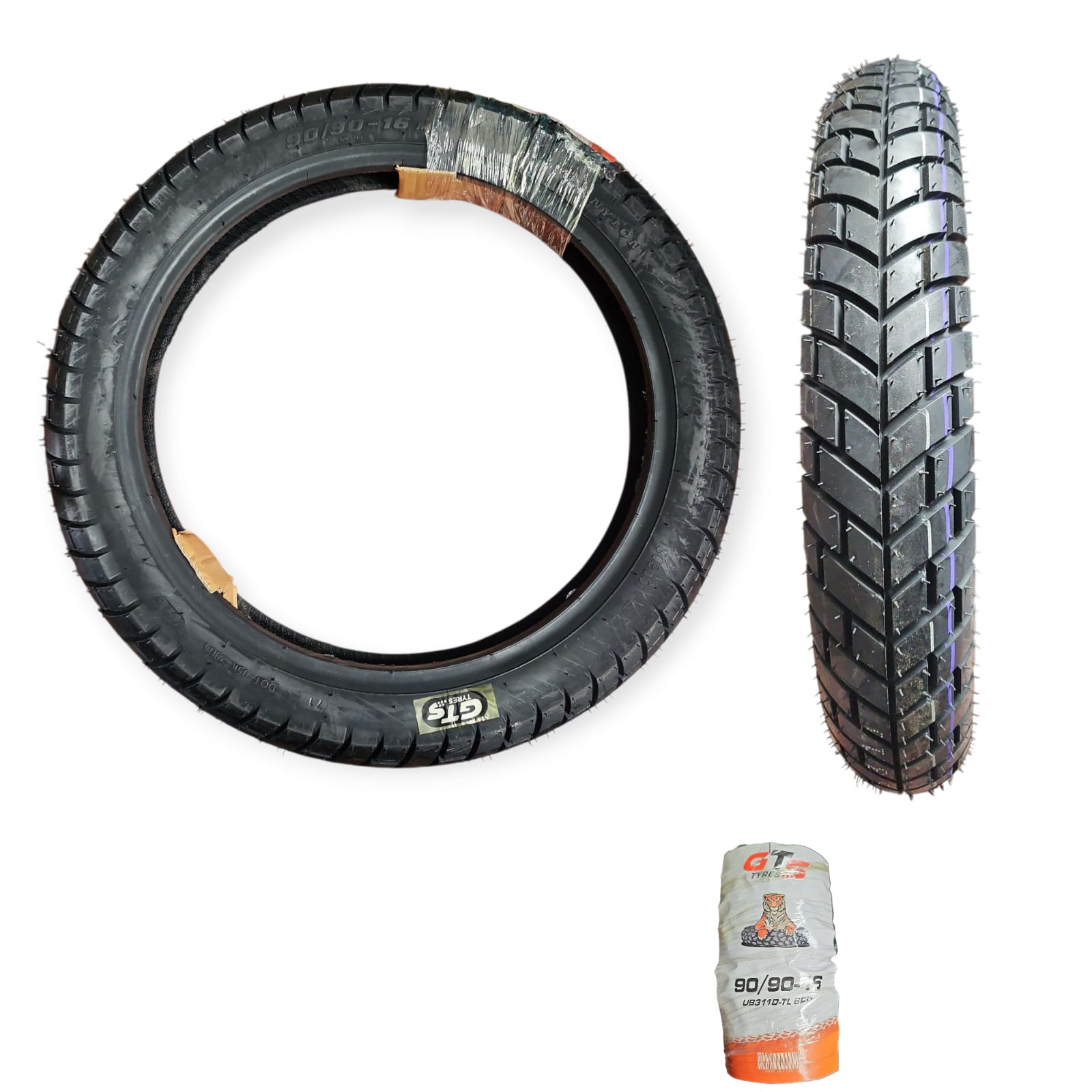 1758743111_LLANTA209090-1620GTS.jpeg LLANTA 90/90-16 (2.75-16) XL100 MOPED TUBUULAR TL GTS - Imagen 1