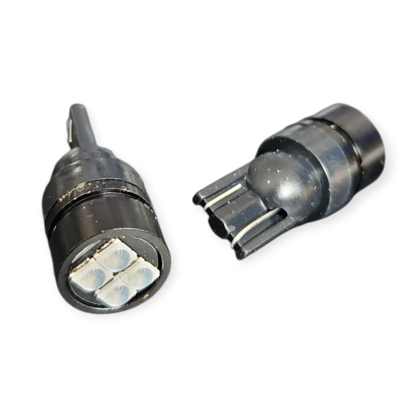 1759197634_T201020AZUL.jpeg KIT BOMBILA T10 CASCASA NEGRA LED FLASHEO CRUZ ECOM LIGHT - Imagen 1