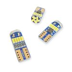 BOMBILLA T10 LED BLANCO CAJA 10 UNIDAD VENTA C/U ORO