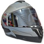 CASCO MODULAR GRIS MATE ALERON NEGRO RUMBLE 3480 HRO