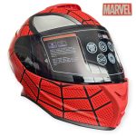 CASCO INTEGRAL SPIDERMAN ROJO MATE COLECCIÓN MARVEL SHANGAI EDGE