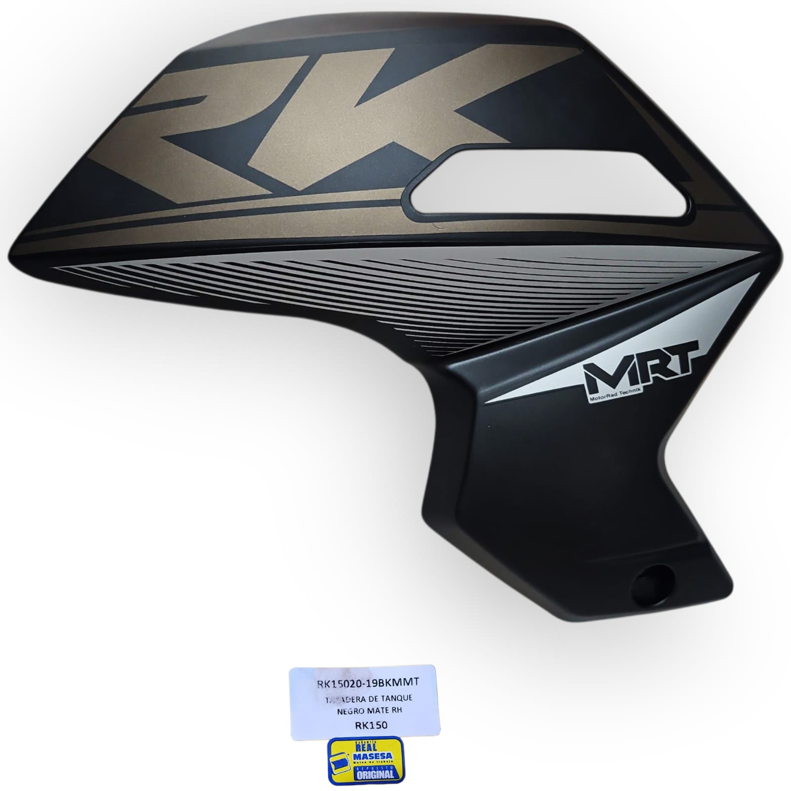 1761867765_COBER20RK.jpeg COBERTOR DE TANQUE RH NEGRO PRO150 RK 150 MRT - Imagen 1