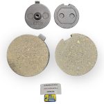 PASTILLAS DELANTERAS TR 150 200 XR200 REDONDAS MRT