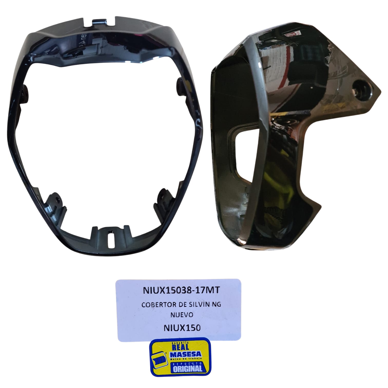 1765046368_COBER20SILVIN.jpeg COBERTOR DE SILVIN NEGRO DE PLACA LED NIUX150 MRT - Imagen 1
