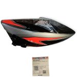 COBERTOR DE TANQUE LH APACHE 160 REF NEGRO TVS
