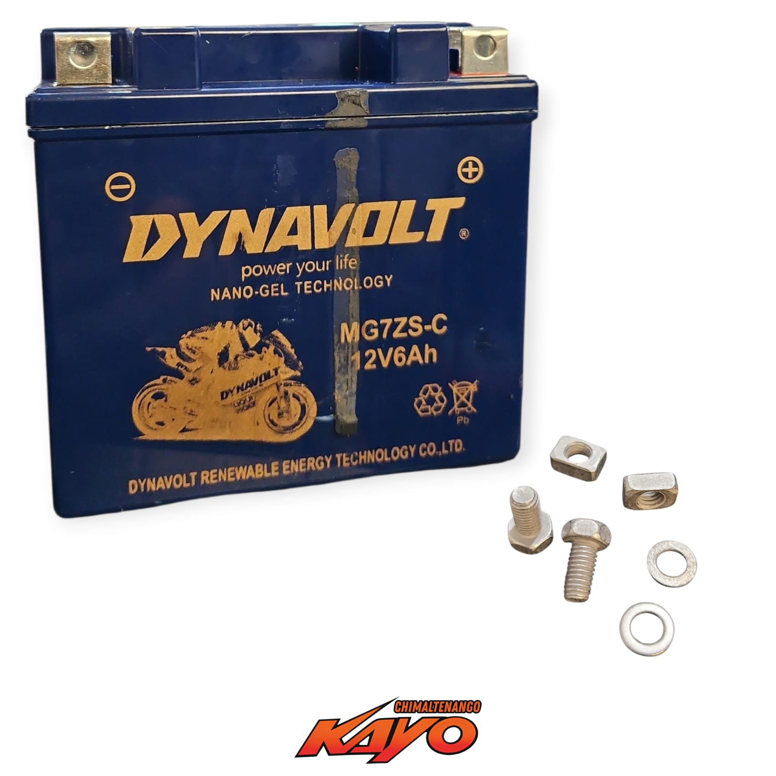1774291377_BATERIA20K2.jpeg BATERIA 12V6AH GEL KAYO K2 DYNAVOLT - Imagen 1