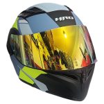 CASCO MODULAR NEGRO MATE AMARILLO GRIS FILO VISOR REVO HRO