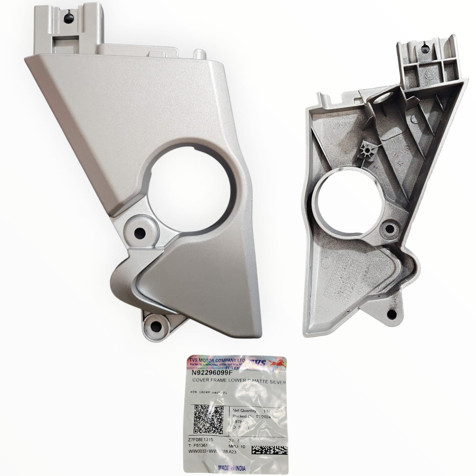 1782516867_COBER20APACH.jpeg COBERTOR DE BASE DE TACO DELANTERO RH APACHE 160 4V 200 TVS - Imagen 1