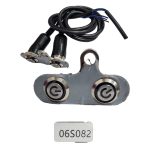 SWITCH METAL PARA ATORNILLAR DE 2 INTERRUPTORES