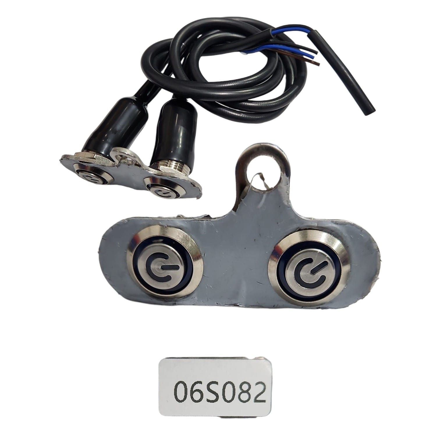 1783617053_SWTICH20METAL.jpeg SWITCH METAL PARA ATORNILLAR DE 2 INTERRUPTORES - Imagen 1