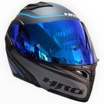 CASCO MODULAR NEGRO MATE AZUL ODDISEY HRO 3400 HRO