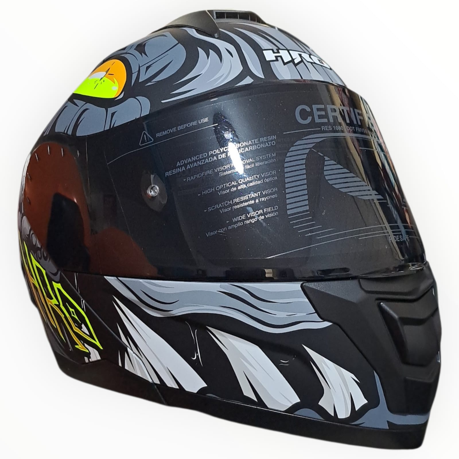 1785031361_CASCO20GRIS20DIE.jpeg CASCO MODULAR GRIS MATE DIENTES AGREXT 3480 HRO - Imagen 1