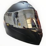 CASCO MODULAR NEGRO MATE VISOR PLATEADO SOLID 3480 HRO