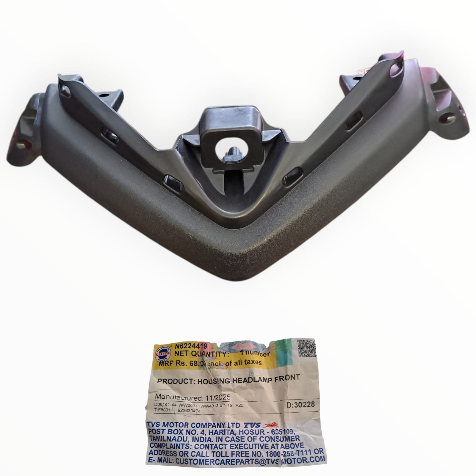 1786149635_SOPORTE20RAIDER.jpeg SOPORTE DE FAROL RAIDER 125 TVS - Imagen 1