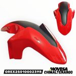 LODERA DELANTERA ROJO NEGRO OREX 250 MOVESA