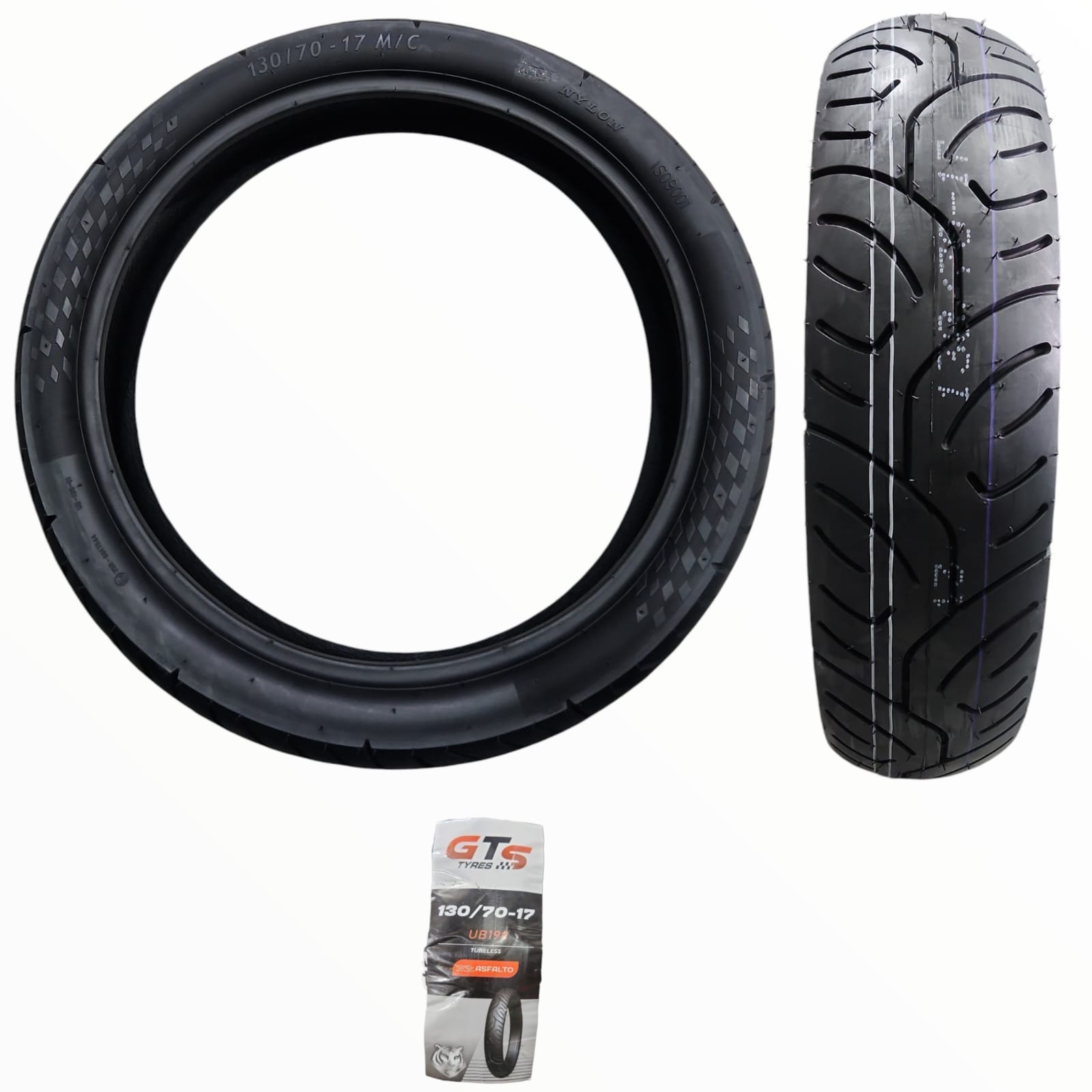1787948877_LLANTA2013020UR198.jpeg LLANTA TIPO RACING TUBULAR 130/70-17 UR198 GTS - Imagen 1