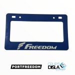 PORTAPLACA AZUL FREEDOM