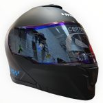 CASCO MODULAR NEGRO MATE AZUL V.IRAZ SOLID HRO