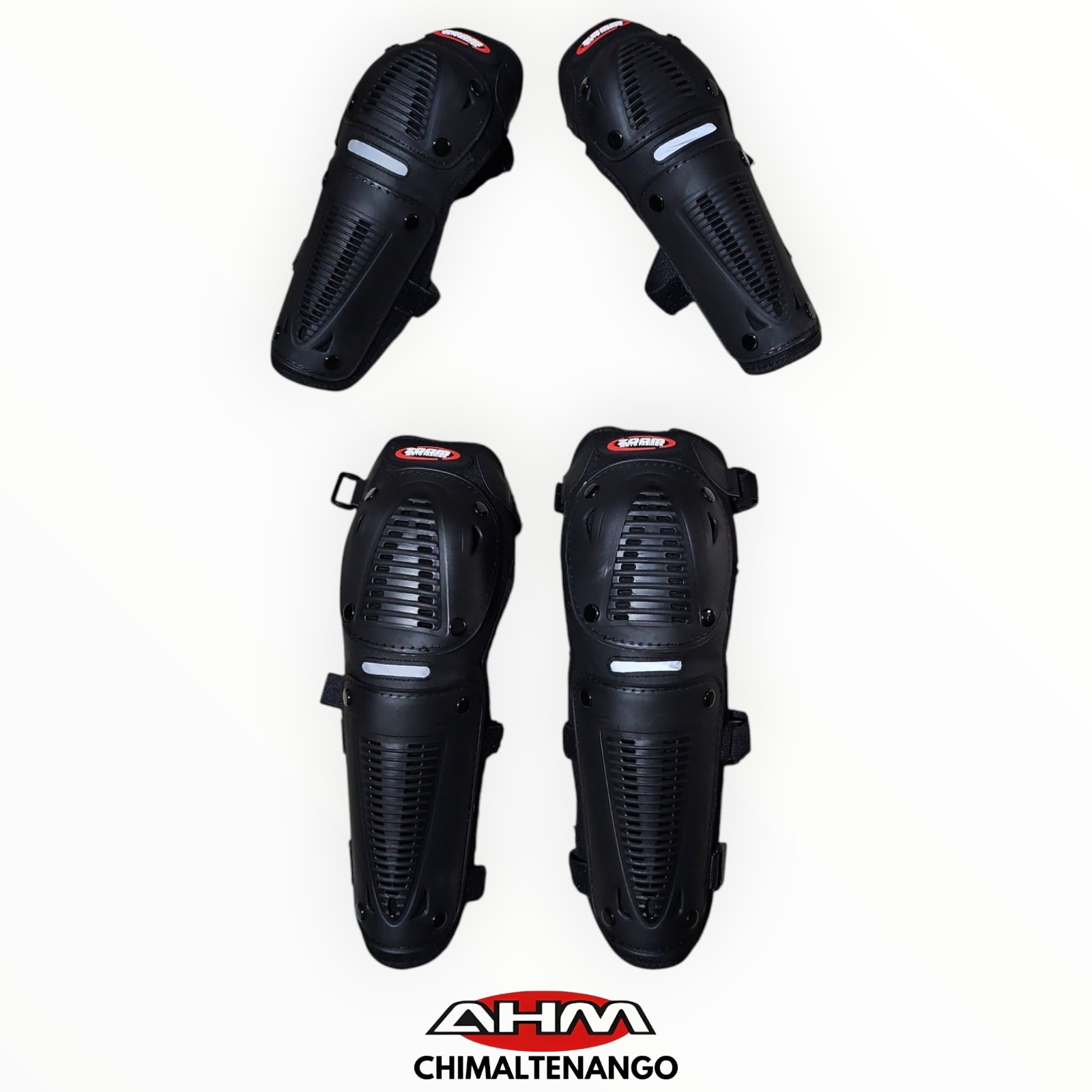 1790041077_kit20rod.jpeg KIT DE RODILLERAS Y CODERAS NEGRAS ZOOM - Imagen 1