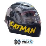 CASCO INTEGRAL NIÑOS CHAMPION DC KIDS DISEÑO BATMAN NEGRO EDGE